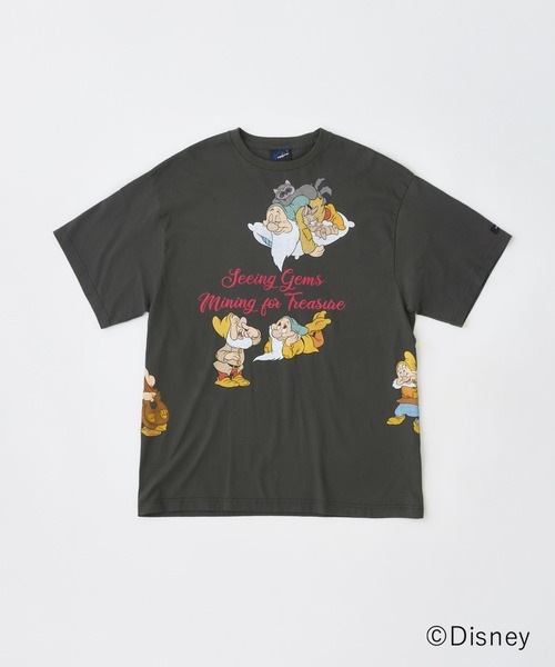 ADAM PATEK(アダムパテック)の「ADAMPATEK/【ADAMPATEK /Snow White and the Seven Dwarfs 】multiT/(AP2614041)(Tシャツ/カットソー・レディース・ブラック/ホワイト・1/2)」の12枚目の写真