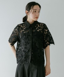 Andemiu（アンデミュウ）の「レースシャツ656251（シャツ/ブラウス）」