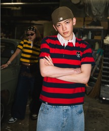 centimeter（センチメーター）の「Boxy ruler patch rugby shirt（Tシャツ/カットソー）」