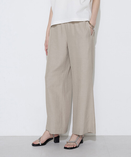 Gabardine K.T（ギャバジンケーティー）の「オトナシャンブレー タックワイドパンツ（その他パンツ・レディース・ベージュ/ブラウン/ブラック・7号/9号/11号）」の16枚目の写真