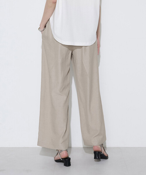 Gabardine K.T（ギャバジンケーティー）の「オトナシャンブレー タックワイドパンツ（その他パンツ・レディース・ベージュ/ブラウン/ブラック・7号/9号/11号）」の18枚目の写真