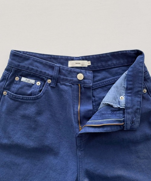 CANAL JEAN（キャナルジーン）の「SLEEK　カラーストレートパンツ（その他パンツ・レディース・ブルー・SMALL/MEDIUM）」の12枚目の写真