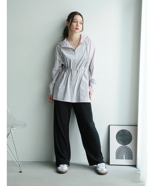 fifth(フィフス)の「ポケット付きセルフカットプリーツパンツ(その他パンツ・レディース・ブルーグレー/ブラック/ベージュ・XS/M)」の7枚目の写真