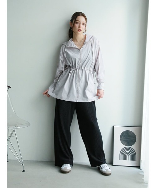 fifth(フィフス)の「ポケット付きセルフカットプリーツパンツ(その他パンツ・レディース・ブルーグレー/ブラック/ベージュ・XS/M)」の8枚目の写真