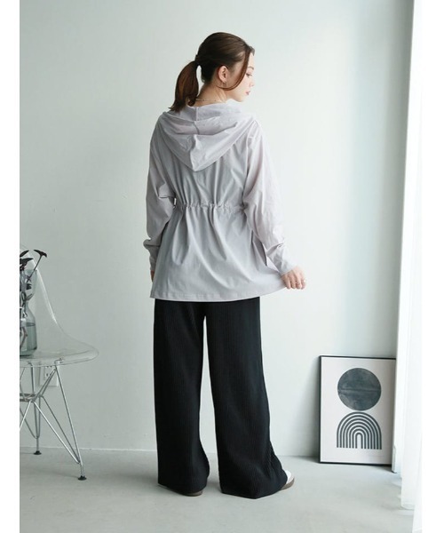 fifth(フィフス)の「ポケット付きセルフカットプリーツパンツ(その他パンツ・レディース・ブルーグレー/ブラック/ベージュ・XS/M)」の10枚目の写真
