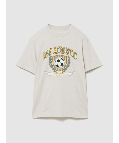 GAP(ギャップ)の「エブリディ ソフト リラックスフィット グラフィックTシャツ(Tシャツ/カットソー・メンズ・グレー・XS/S/M/L/XL)」の1枚目の写真