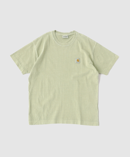 Carhartt WIP(カーハートダブリューアイピー)の「CARHARTT WIP / カーハート ダブリューアイピー S/S NELSON T-SHIRT(Tシャツ/カットソー・メンズ・ブラック系その他/チャコールグレー/カーキ・MEDIUM/SMALL)」の3枚目の写真