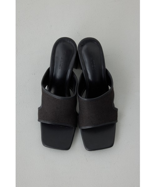 AZUL by moussy(アズールバイマウジー)の「カットアウトヒールサンダル 靴(サンダル・レディース・ブラック系その他/ブラック/ベージュ・SMALL/MEDIUM/LARGE)」の9枚目の写真
