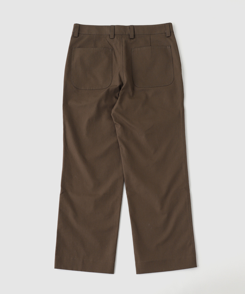 JOURNAL STANDARD(ジャーナルスタンダード)の「Aaron Levine / アーロン・レヴィン Single Pleat Workwear Pant(チノパンツ・メンズ・ブラウン・34/32/30)」の2枚目の写真