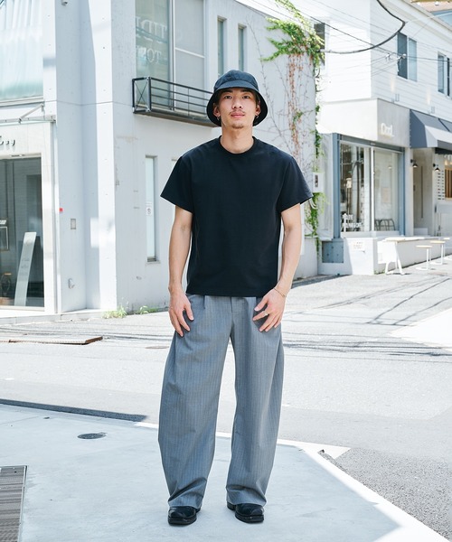 CONZ(コンズ)の「別注 JUST FIT TEE(Tシャツ/カットソー・メンズ・ホワイト/ブラック系その他2/ブラック・1/3/2)」の12枚目の写真
