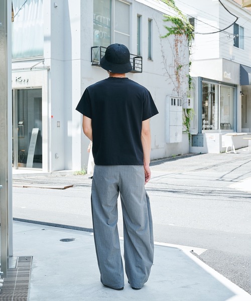 CONZ(コンズ)の「別注 JUST FIT TEE(Tシャツ/カットソー・メンズ・ホワイト/ブラック系その他2/ブラック・1/3/2)」の14枚目の写真