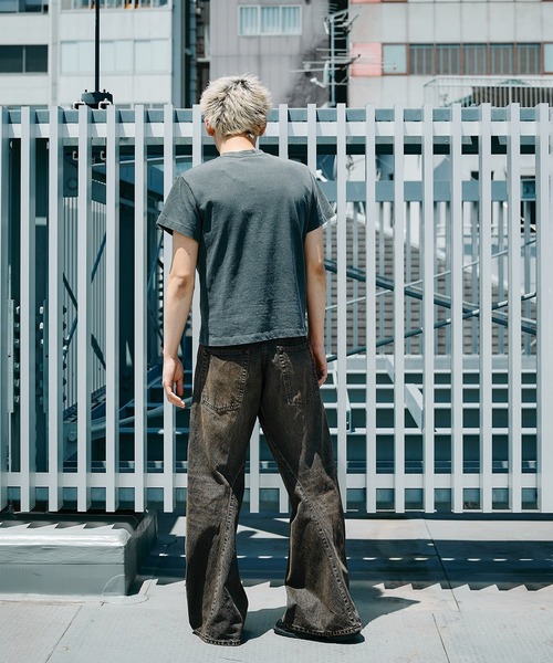 CONZ(コンズ)の「別注 JUST FIT TEE(Tシャツ/カットソー・メンズ・ホワイト/ブラック系その他2/ブラック・1/3/2)」の17枚目の写真