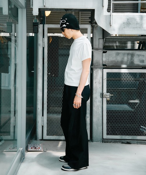 CONZ(コンズ)の「別注 JUST FIT TEE(Tシャツ/カットソー・メンズ・ホワイト/ブラック系その他2/ブラック・1/3/2)」の19枚目の写真