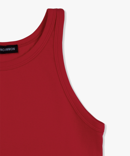 38COMEONCOMMON(38カモンコモン)の「Slim Rib Cotton Sleeveless (Red)(Tシャツ/カットソー・レディース・その他・FREE)」の2枚目の写真