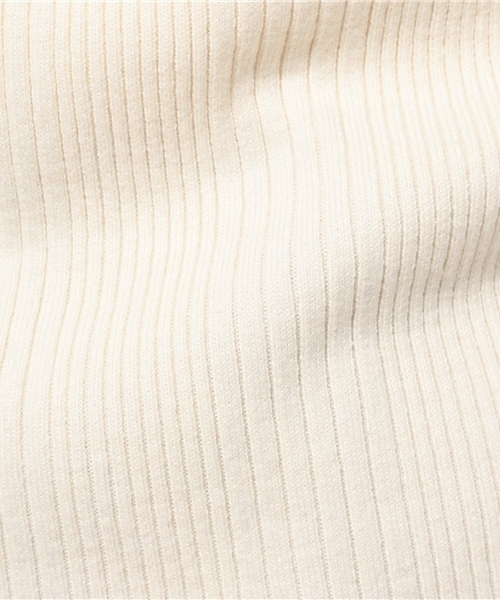 NATURAL BEAUTY BASIC（ナチュラルビューティーベーシック）の「ハイネックリブニット（ニット/セーター・レディース・イエロー/ネイビー/ホワイト系その他・MEDIUM）」の11枚目の写真