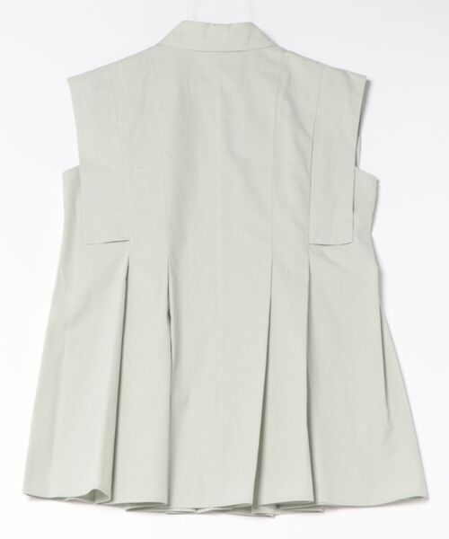 CLANE（クラネ）の「CLANE/クラネ/SQUARE SLEEVE SHIRTS（シャツ/ブラウス・レディース・ミント/ホワイト・1）」の12枚目の写真