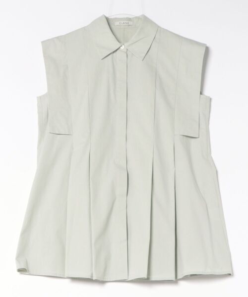 CLANE（クラネ）の「CLANE/クラネ/SQUARE SLEEVE SHIRTS（シャツ/ブラウス・レディース・ミント/ホワイト・1）」の22枚目の写真