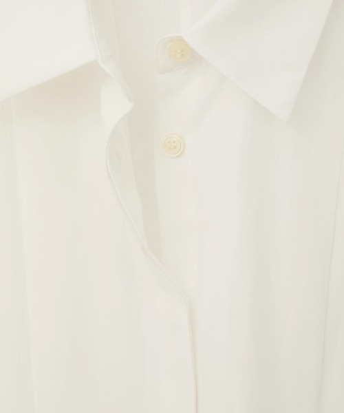 CLANE（クラネ）の「CLANE/クラネ/SQUARE SLEEVE SHIRTS（シャツ/ブラウス・レディース・ミント/ホワイト・1）」の4枚目の写真