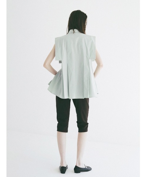 CLANE（クラネ）の「CLANE/クラネ/SQUARE SLEEVE SHIRTS（シャツ/ブラウス・レディース・ミント/ホワイト・1）」の20枚目の写真