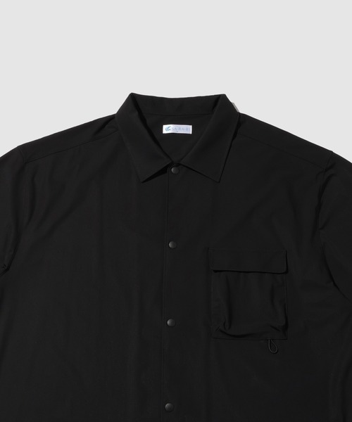 NAVY（ネイビー）の「【SARARI /サラリ】接触冷感 極冷ドロストオーバーサイズ UVカット半袖シャツ（シャツ/ブラウス・メンズ・チャコールグレー/ブラック・L/XL/S/M）」の7枚目の写真