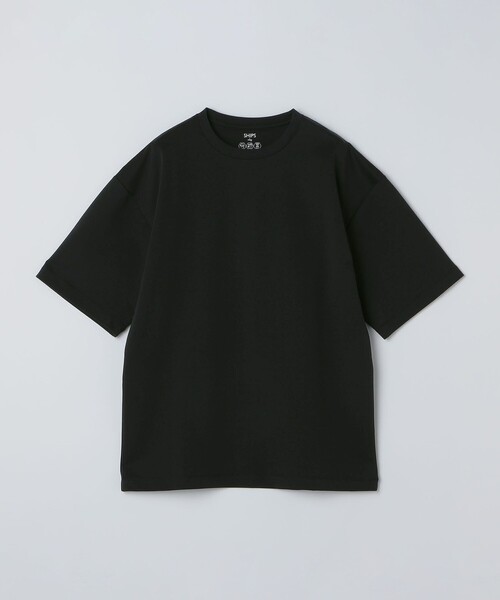 SHIPS Colors(シップス カラーズ)の「SHIPS Colors:〈抗菌防臭・接触冷感・吸水速乾〉シルケット ビッグ Tシャツ(Tシャツ/カットソー・メンズ・ブラック/ライトグレー/ライトホワイト・MEDIUM/LARGE/X-LARGE)」の3枚目の写真