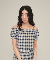 eL | 【eL】Made in India Gingham Check Blouse/660788(シャツ/ブラウス)