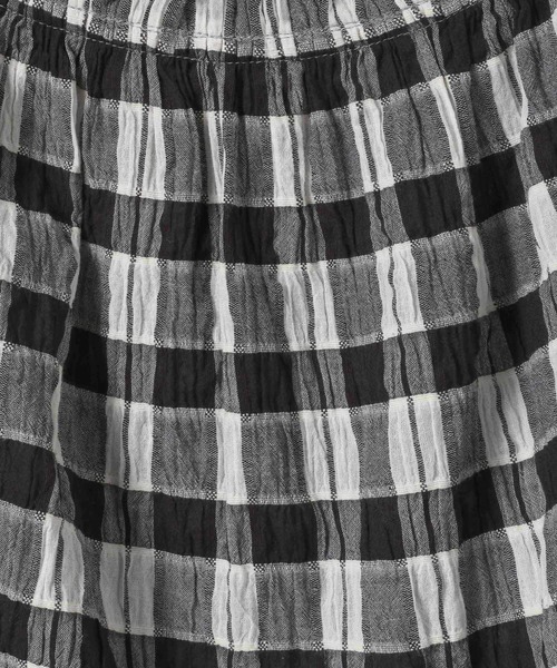 eL(エル)の「【eL】Made in India Gingham Check Blouse/660788(シャツ/ブラウス・レディース・ブラック系その他/ネイビー系・FREE)」の20枚目の写真