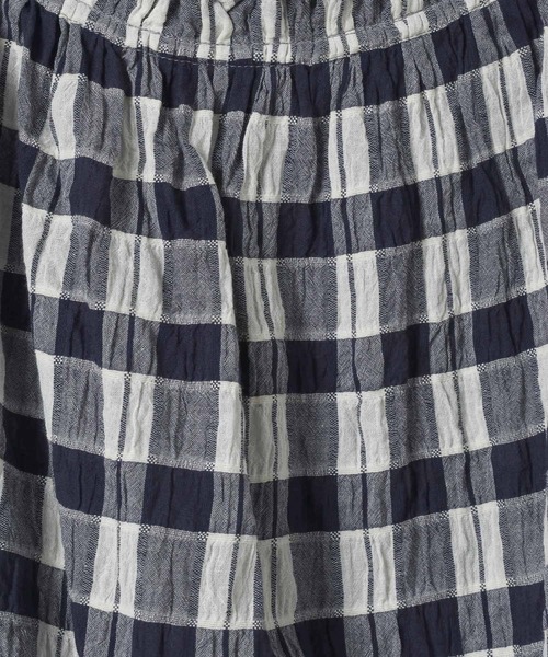 eL(エル)の「【eL】Made in India Gingham Check Blouse/660788(シャツ/ブラウス・レディース・ブラック系その他/ネイビー系・FREE)」の22枚目の写真