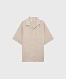 【MARKAWARE/マーカウェア】NEW OPEN COLLAR S/S SHIRT/(清涼・軽量)/ヘンプ細布 / ニューオープンカラーS/Sシャツ