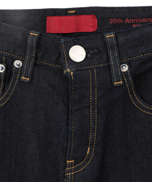 Tiara（ティアラ）の「【RED CARD/レッドカード】デニムパンツ（35th Anniv.Wide）（デニムパンツ・レディース・インディゴブルー・23/24/22）」の3枚目の写真