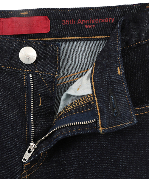 Tiara（ティアラ）の「【RED CARD/レッドカード】デニムパンツ（35th Anniv.Wide）（デニムパンツ・レディース・インディゴブルー・23/24/22）」の4枚目の写真