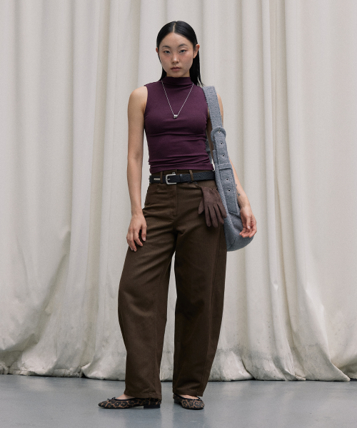 HAVEAWHALE（ハブアホエール）の「wool cross pebble bag (GR)（メッセンジャーバッグ・レディース・その他・FREE）」の5枚目の写真