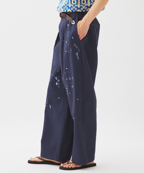 Dickies(ディッキーズ)の「Dickies / ディッキーズ 別注 スプラッシュ 刺繍 カーブ ワークパンツ(チノパンツ・メンズ・ブラック/ベージュ/ネイビー・LARGE/MEDIUM)」の22枚目の写真
