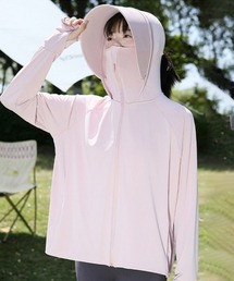 Coo+i（クーイ）の「UPF50+冷感 ツバ付きUVカットパーカー 大きいサイズ 男女兼用【紫外対策】（パーカー）」