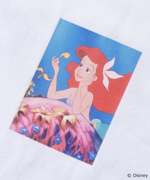 Disney(ディズニー)の「THE LITTLE MERMAID / S/S TEE(Tシャツ/カットソー・メンズ・ホワイト/グリーン・L/XL/XS/S/M)」の6枚目の写真