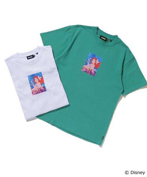 Disney(ディズニー)の「THE LITTLE MERMAID / S/S TEE(Tシャツ/カットソー・メンズ・ホワイト/グリーン・L/XL/XS/S/M)」の9枚目の写真