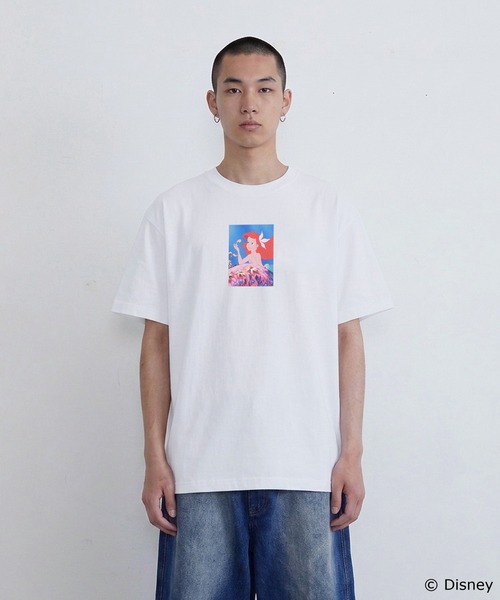 Disney(ディズニー)の「THE LITTLE MERMAID / S/S TEE(Tシャツ/カットソー・メンズ・ホワイト/グリーン・L/XL/XS/S/M)」の16枚目の写真