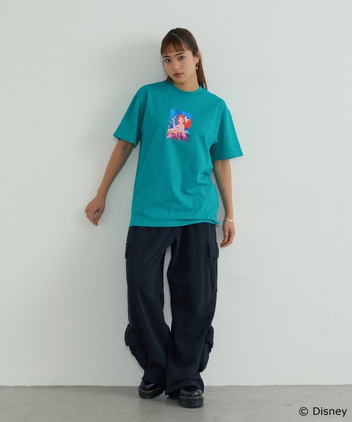 Disney(ディズニー)の「THE LITTLE MERMAID / S/S TEE(Tシャツ/カットソー・メンズ・ホワイト/グリーン・L/XL/XS/S/M)」の14枚目の写真