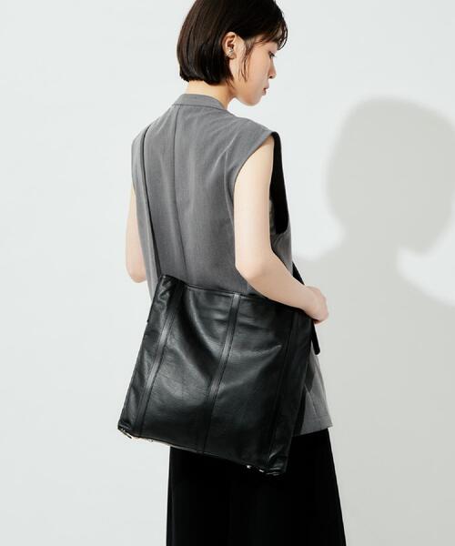 HIROKO HAYASHI(ヒロコハヤシ)の「FINE(フィーネ)2wayショルダーバッグ(ショルダーバッグ・レディース・ブラック・00)」の1枚目の写真