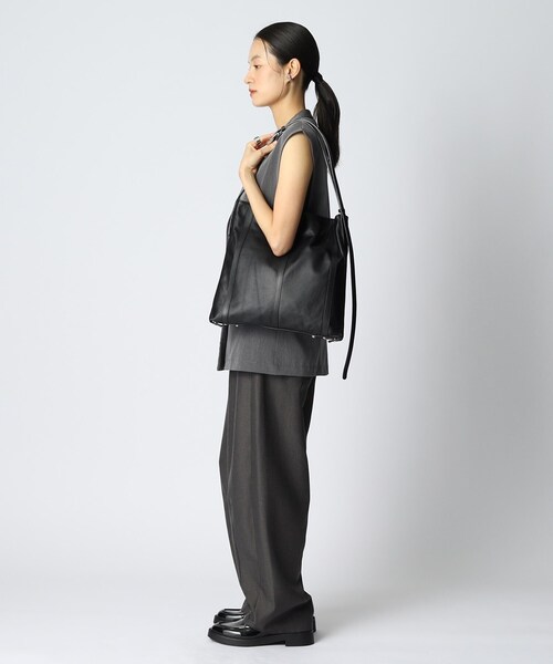 HIROKO HAYASHI(ヒロコハヤシ)の「FINE(フィーネ)2wayショルダーバッグ(ショルダーバッグ・レディース・ブラック・00)」の5枚目の写真