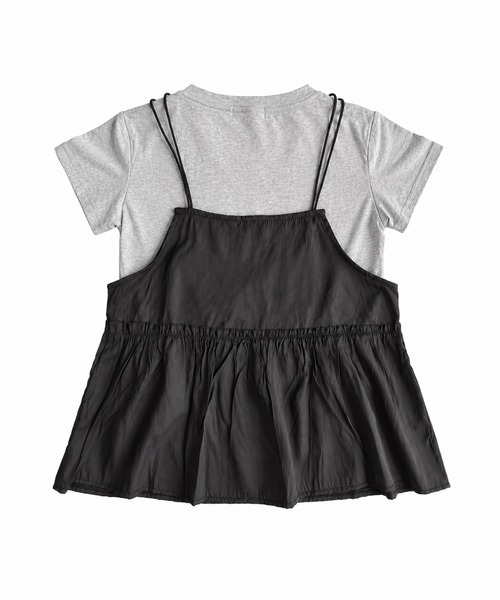 aimoha(アイモハ)の「レイヤードトップスセット(Tシャツ/カットソー・レディース・ライトグレー・M)」の13枚目の写真