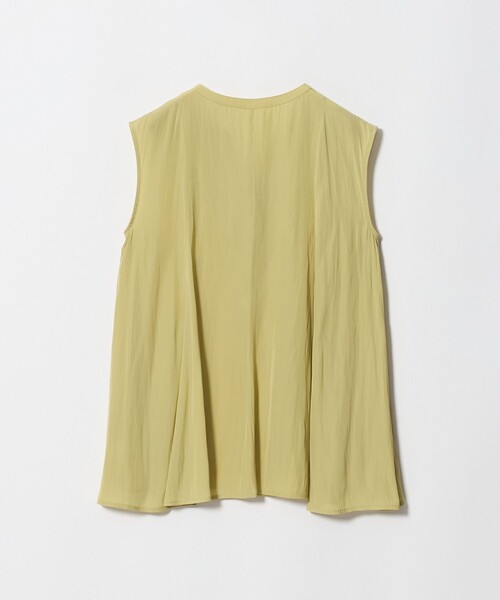 A DAY IN THE LIFE UNITED ARROWS（アデイインザライフユナイテッドアローズ）の「ヴィンテージサテン フレア キーネックブラウス＜A DAY IN THE LIFE＞（シャツ/ブラウス・レディース・ブラック/ライトグレー/イエロー・FREE）」の9枚目の写真