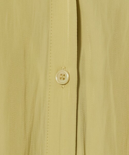 A DAY IN THE LIFE UNITED ARROWS（アデイインザライフユナイテッドアローズ）の「ヴィンテージサテン フレア キーネックブラウス＜A DAY IN THE LIFE＞（シャツ/ブラウス・レディース・ブラック/ライトグレー/イエロー・FREE）」の12枚目の写真