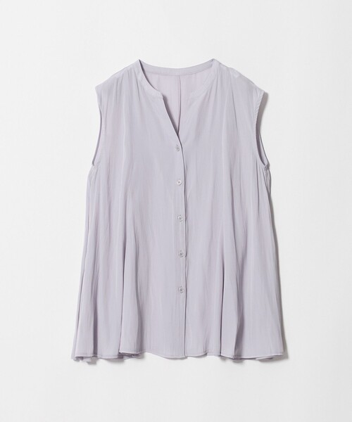 A DAY IN THE LIFE UNITED ARROWS（アデイインザライフユナイテッドアローズ）の「ヴィンテージサテン フレア キーネックブラウス＜A DAY IN THE LIFE＞（シャツ/ブラウス・レディース・ブラック/ライトグレー/イエロー・FREE）」の16枚目の写真