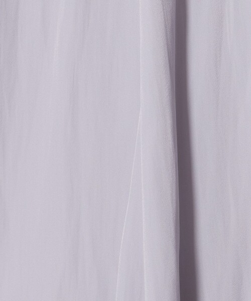 A DAY IN THE LIFE UNITED ARROWS（アデイインザライフユナイテッドアローズ）の「ヴィンテージサテン フレア キーネックブラウス＜A DAY IN THE LIFE＞（シャツ/ブラウス・レディース・ブラック/ライトグレー/イエロー・FREE）」の18枚目の写真
