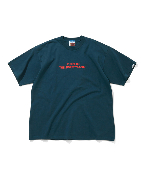 CITY COUNTRY CITY（シティーカントリーシティー）の「CITY COUNTRY CITY / シティーカントリーシティー LISTEN TO THE SWEET TA（Tシャツ/カットソー・メンズ・ホワイト/ネイビー・MEDIUM/SMALL/LARGE）」の6枚目の写真