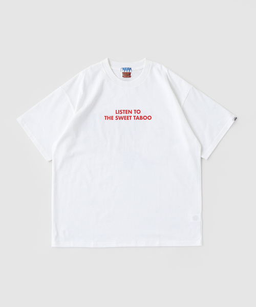 CITY COUNTRY CITY（シティーカントリーシティー）の「CITY COUNTRY CITY / シティーカントリーシティー LISTEN TO THE SWEET TA（Tシャツ/カットソー・メンズ・ホワイト/ネイビー・MEDIUM/SMALL/LARGE）」の9枚目の写真