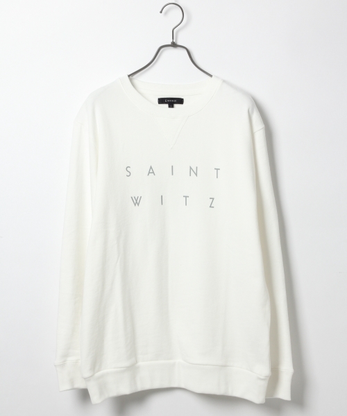 RAGEBLUE（レイジブルー）の「＜USAコットン使用＞裏毛プリントクルー/713651（Tシャツ/カットソー・メンズ・グレー/ブルー/ネイビー/ホワイト・MEDIUM/LARGE）」の2枚目の写真