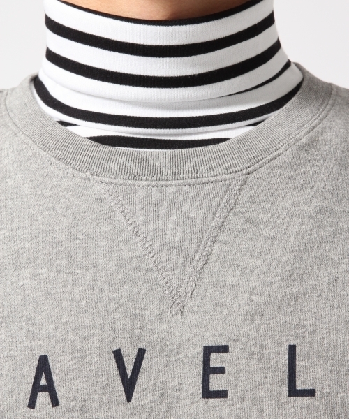 RAGEBLUE（レイジブルー）の「＜USAコットン使用＞裏毛プリントクルー/713651（Tシャツ/カットソー・メンズ・グレー/ブルー/ネイビー/ホワイト・MEDIUM/LARGE）」の12枚目の写真