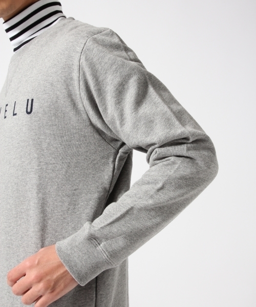 RAGEBLUE（レイジブルー）の「＜USAコットン使用＞裏毛プリントクルー/713651（Tシャツ/カットソー・メンズ・グレー/ブルー/ネイビー/ホワイト・MEDIUM/LARGE）」の14枚目の写真